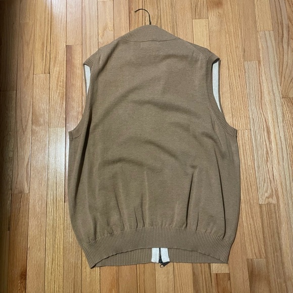 Eildon Hills Tan Sweater Vest Size XL - Picture 5 of 8